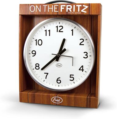Настенные часы On the Fritz, Серебристый, серебро