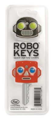 Накладки на ключи Роботы, Разноцветный (Розовый и зеленый), Spectra